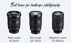 Trzy obiektywy: szerokokątny 16-35mm, standardowy 24-70mm i teleobiektyw 70-300mm. Idealne, by wybrać jaki obiektyw do krajobrazu.