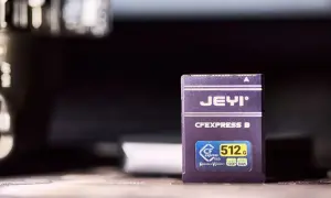 Karta pamięci JEYI CFexpress Type B 512 GB, gotowa do uchwycenia każdej chwili w jakości 8K RAW.