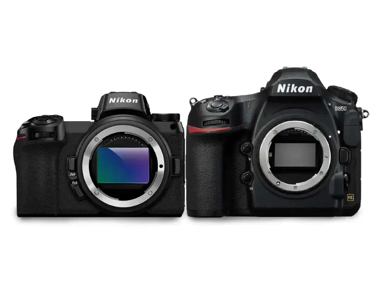 Porównanie bezlusterkowca pełna klatka Nikon Z7 i lustrzanki D850. Ranking aparatów Nikon.