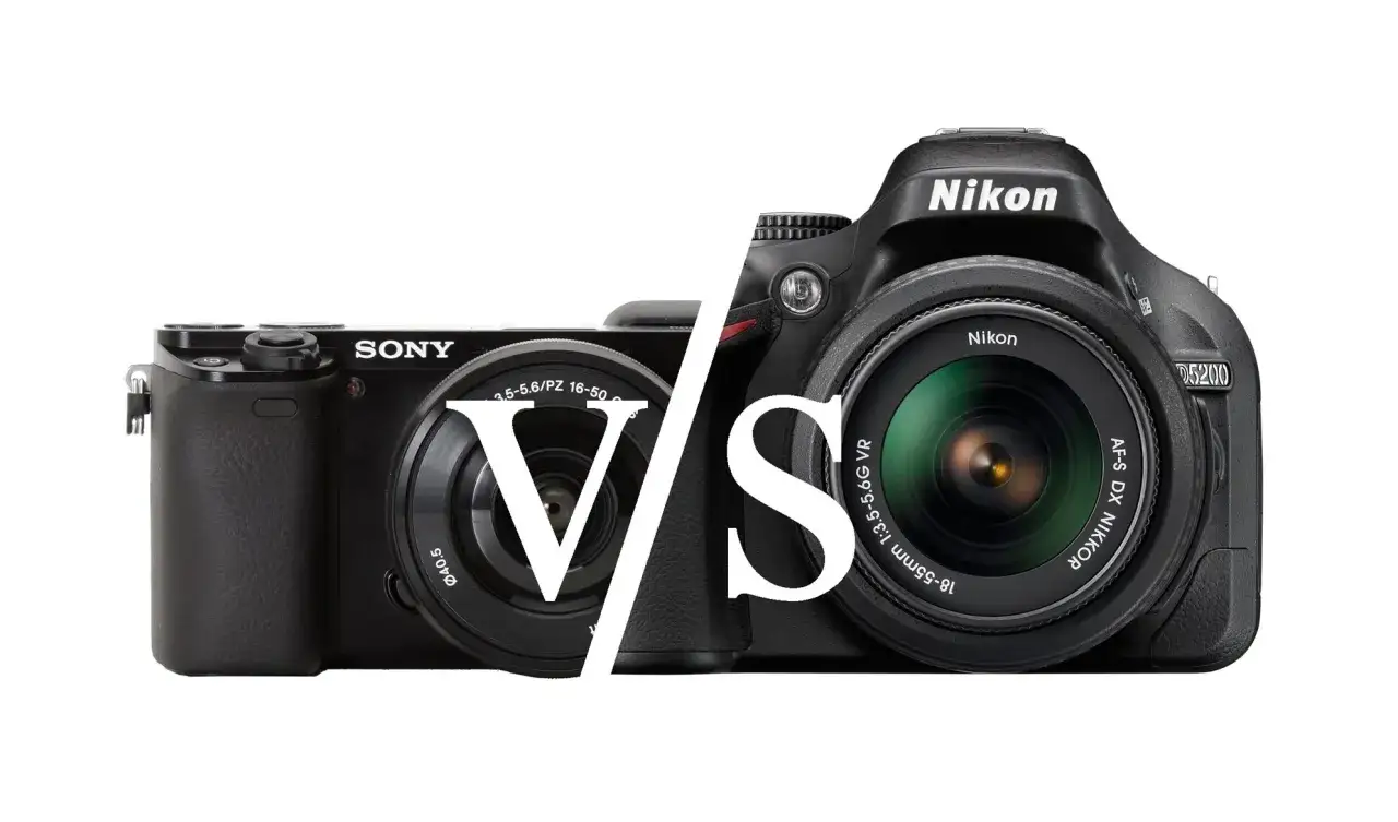 Sony vs. Nikon: jaki bezlusterkowiec na początek? Porównanie aparatów Sony i Nikon D5200.